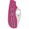 Spyderco 2024 Spyderco Squeak Heals Lightweight Pink Slip Joint Plain SPY-C154PPN - alternate 3